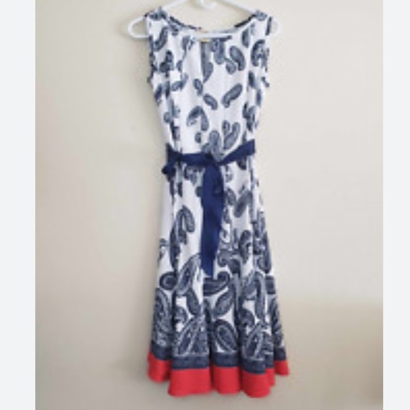 Haani Sleeveless Women’s 1X Keyhole Neck Sleeveless Design Dress Classy Dress - Picture 1 of 5